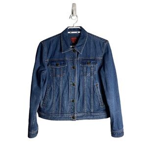 Chaps Women's Medium Indigo Denim Jacket